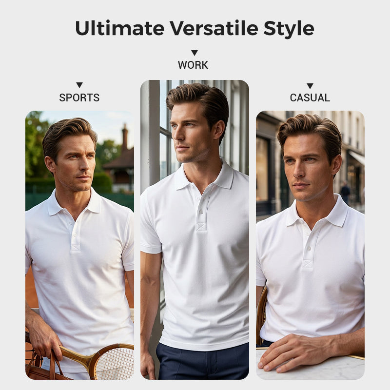 Men's Quick-Dry Short Sleeve Polo Shirt
