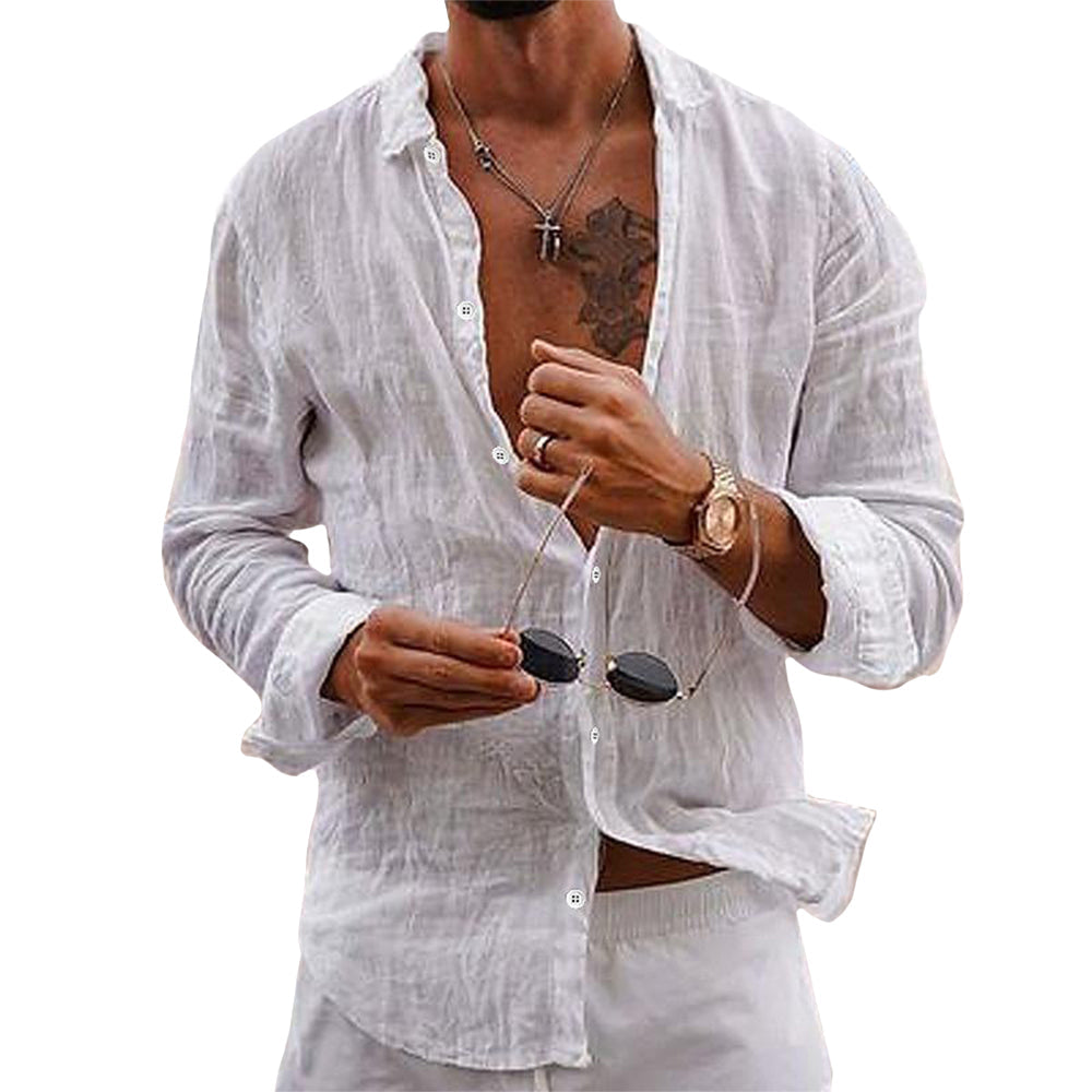 Anderson Linen Shirt, Buy One Get One Free for $32 (Limited Time Offer).